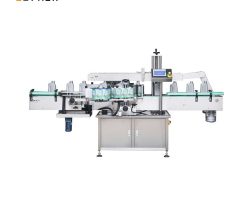 מכונה אוטומטית-שמפו-תיוג בקבוק-כפול-צד