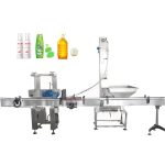 Automatic Linear Pressing Bottle Cap Capping Machine מכונת מכסה מכסה בקבוקים ליניארית אוטומטית